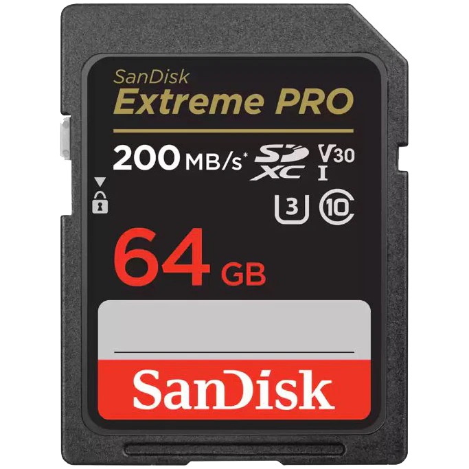 Карта памет SanDisk Extreme PRO 64GB SDXC Memory Card UHS-I Class 10 U3 V30