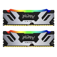 Памет Kingston Fury Renegade Silver RGB 32GB (2x16GB) DDR5 6400MHz CL32 - KF564C32RSK2-32