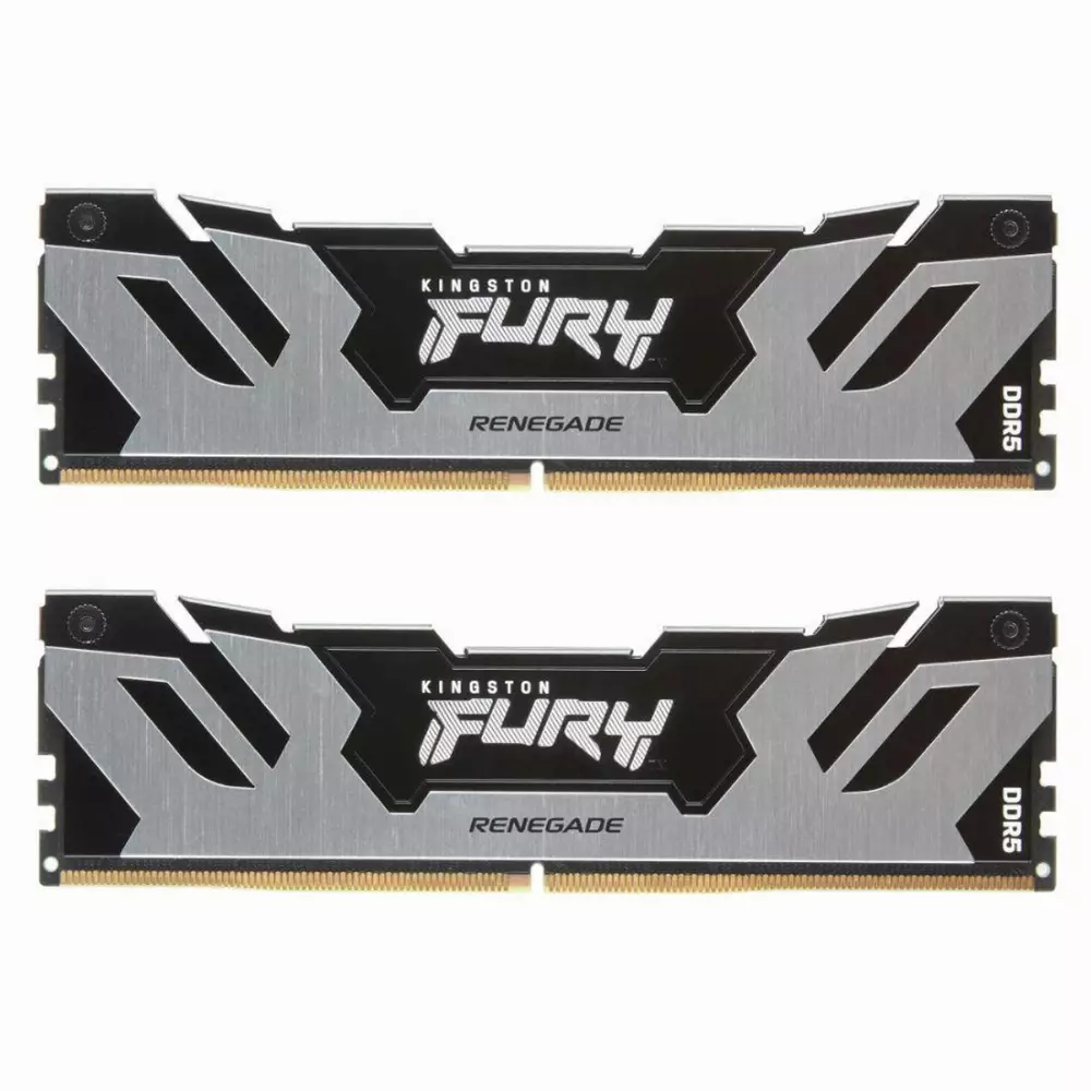 Памет Kingston Fury Renegade Silver 32GB (2x16GB) DDR5 6000MHz CL32 - KF560C32RSK2-32