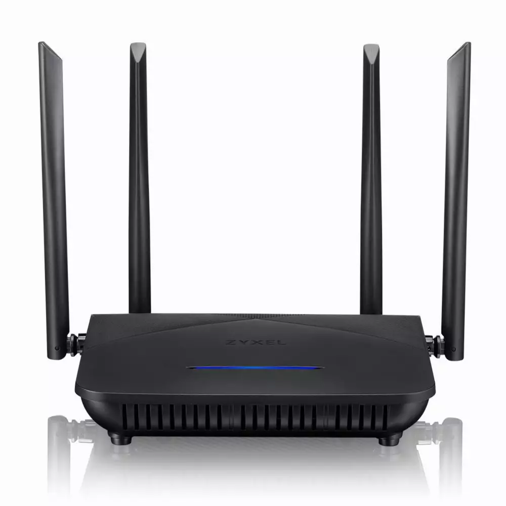Безжичен Рутер ZYXEL NBG7510 AX1800,2.4/5 GHz, 574-1200 Mbps, 3xGb LAN