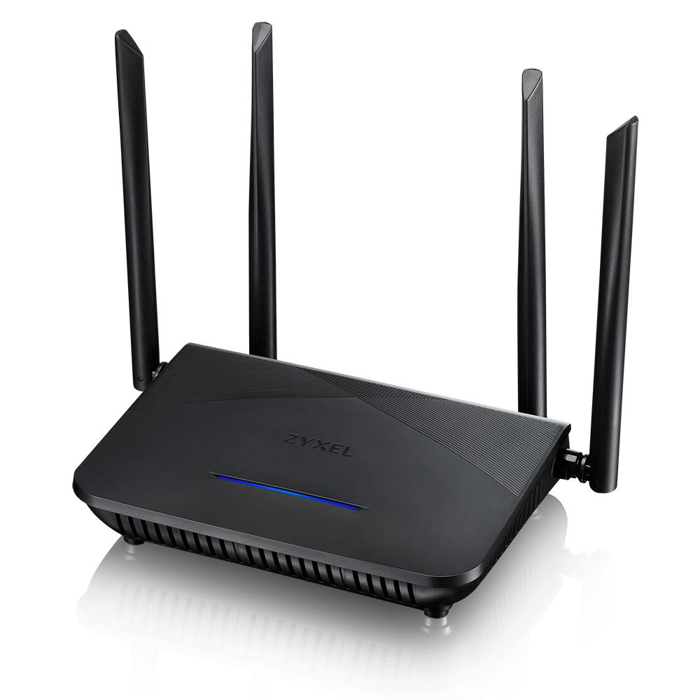 Безжичен Рутер ZYXEL NBG7510 AX1800,2.4/5 GHz, 574-1200 Mbps, 3xGb LAN