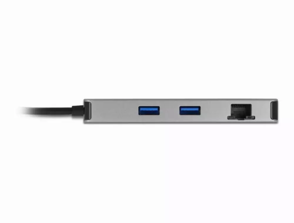 Докинг станция Delock USB-C - Dual HDMI, USB 3.2, SD, LAN, PD3.0 Сив