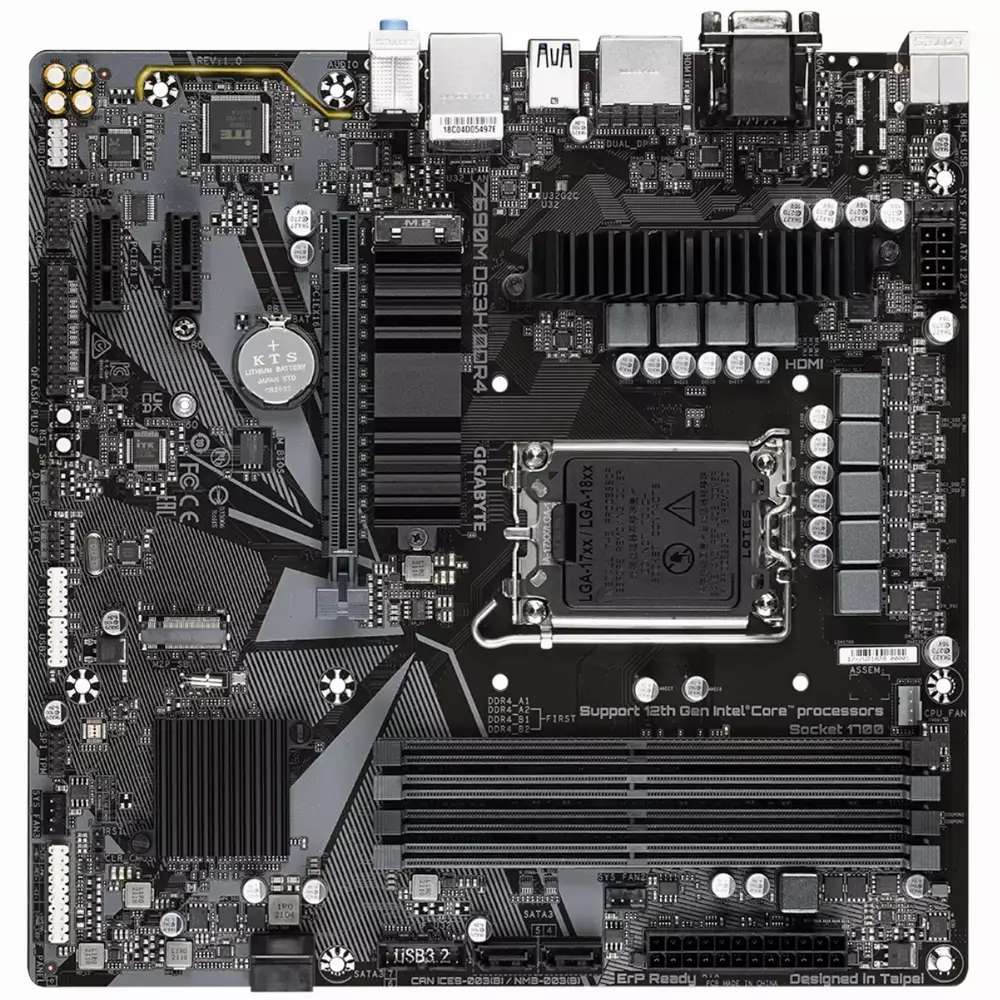 Дънна платка Gigabyte Z690M DS3H LGA1700 DDR4