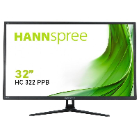 Монитор HANNSPREE HC322PPB, WQHD, Wide, 32 inch, Display Port, HDMI, VGA, Черен