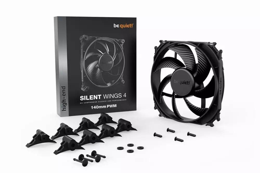 Вентилатор be quiet! SILENT WINGS 4 140mm PMW 1100rpm - BL096