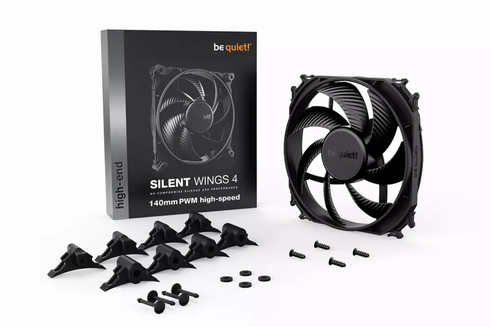 Вентилатор be quiet! SILENT WINGS 4 140mm PMW high-speed 1900rpm - BL097