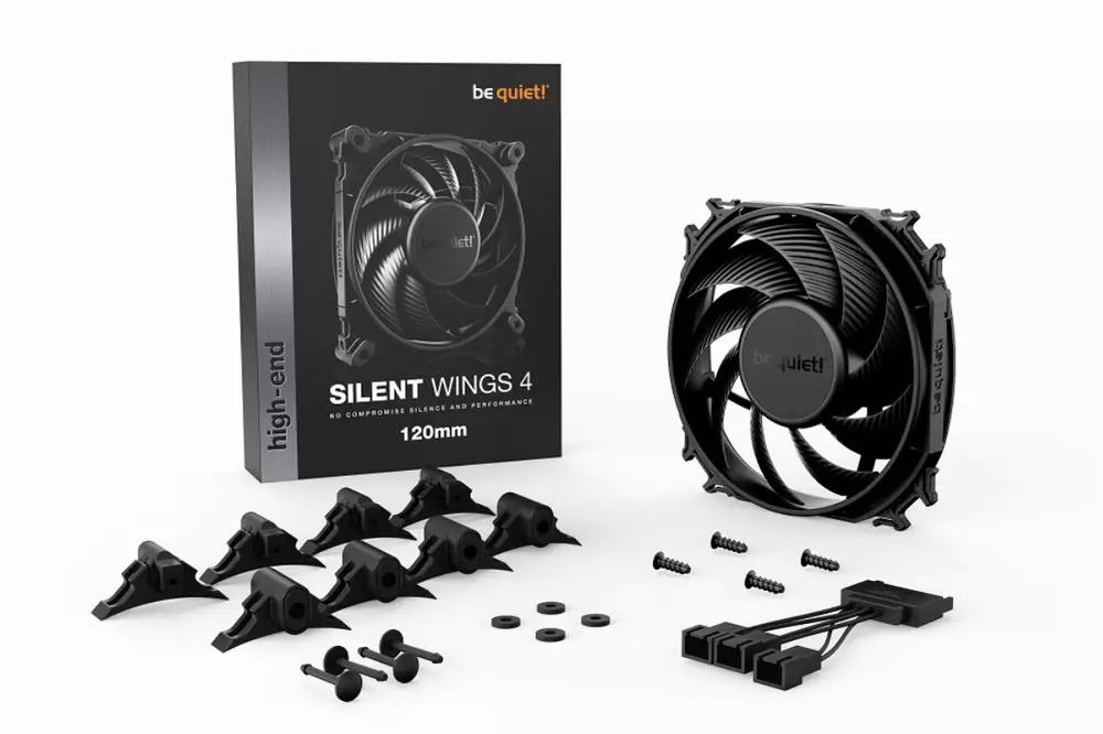 Вентилатор be quiet! SILENT WINGS 4 120mm 3-pin 1600RPM - BL092 