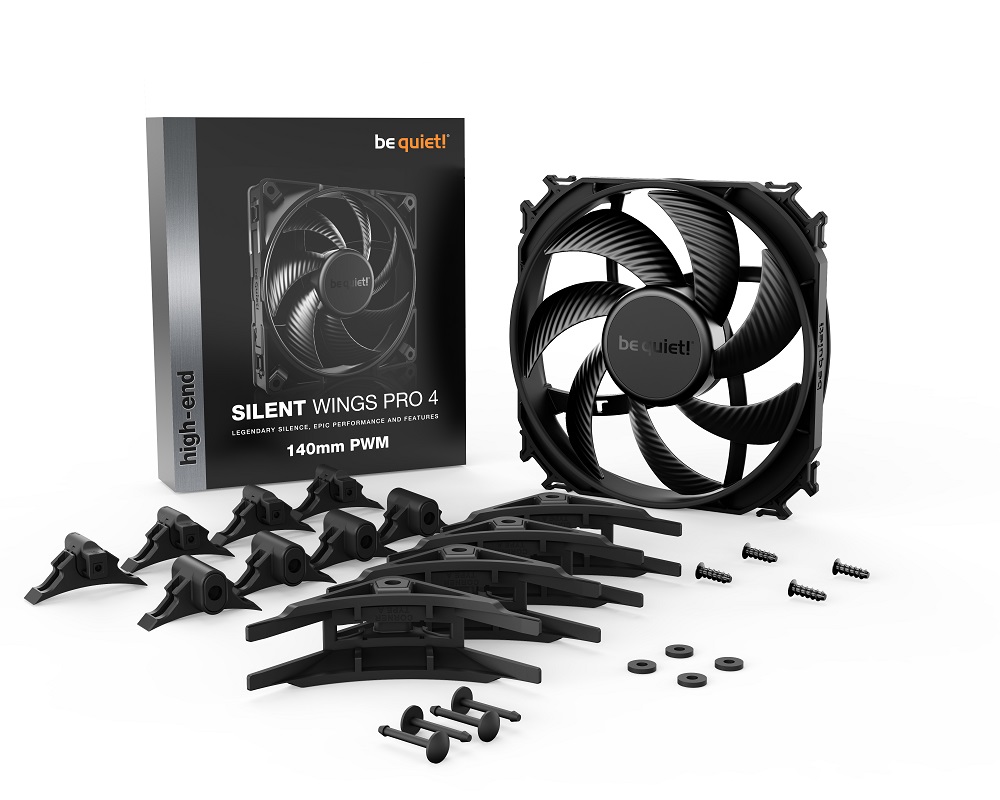 Вентилатор be quiet! SILENT WINGS PRO 4 140mm PMW 4-pin 2400 RPM - BL099