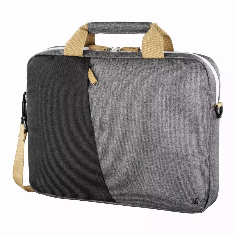 Чанта за лаптоп HAMA Florence, До 36 см (14.1"), Полиестер, Черен/Сив