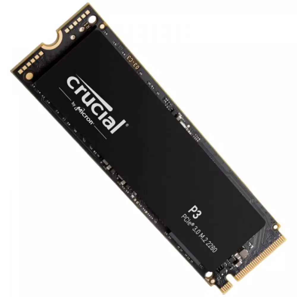 Диск SSD Crucial P3 1TB M.2 2280 NVMe PCIe Gen 3x4 - CT1000P3SSD8