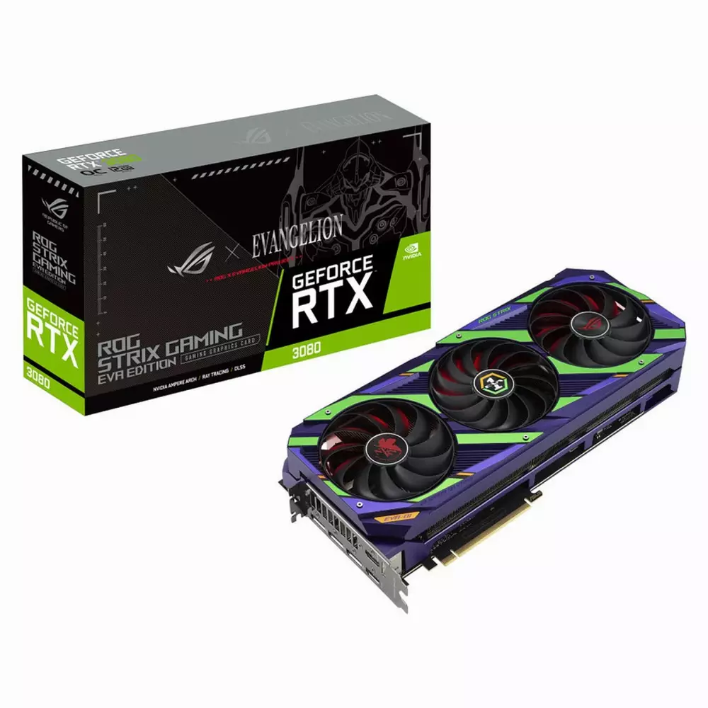 Видео карта ASUS ROG Strix GeForce RTX 3080 12GB GDDR6X OC EVA Edition