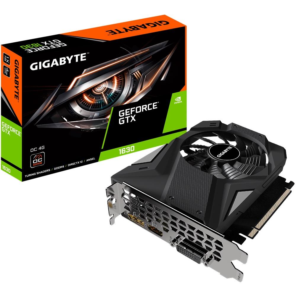 Видео карта Gigabyte GeForce GTX 1630 OC 4GB GDDR6 