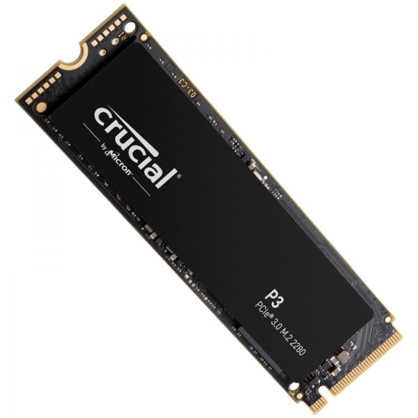 Диск SSD Crucial P3 500GB M.2 2280 NVMe PCIe Gen 3x4 - CT500P3SSD8