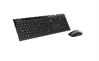 Комплект клавиатура и мишка RAPOO 8210M Multi mode, Bluetooth &2.4Ghz, Безжичен, Черен