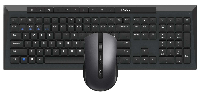 Комплект клавиатура и мишка RAPOO 8210M Multi mode, Bluetooth &2.4Ghz, Безжичен, Черен