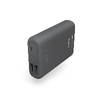 Външна батерия HAMA Supreme 10HD, 10000 mAh, LiPolym, 1 x USB-C, 2 x USB-A, Сив