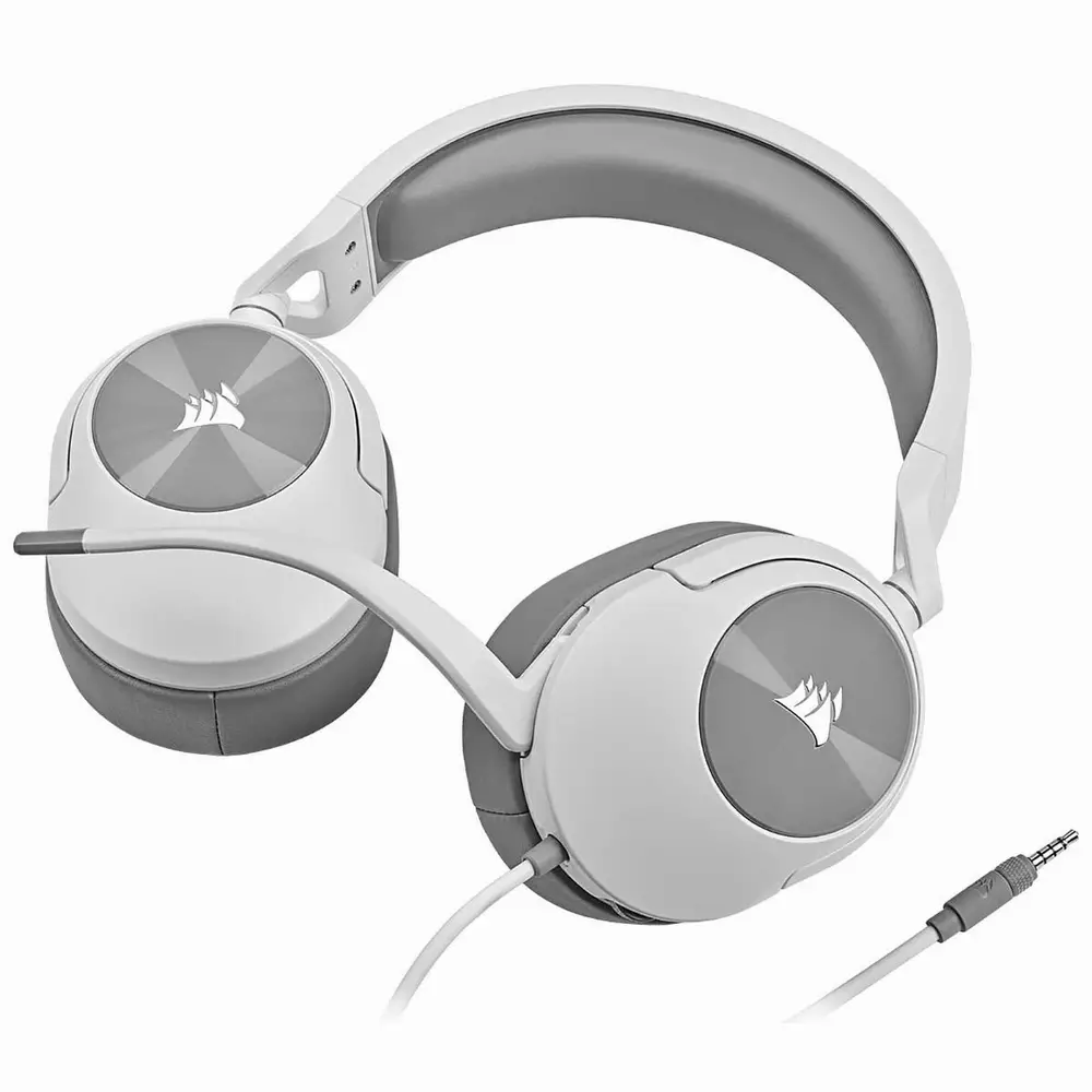 Геймърски слушалки Corsair HS55 STEREO Wired Gaming Headset White (EU) - CA-9011261-EU