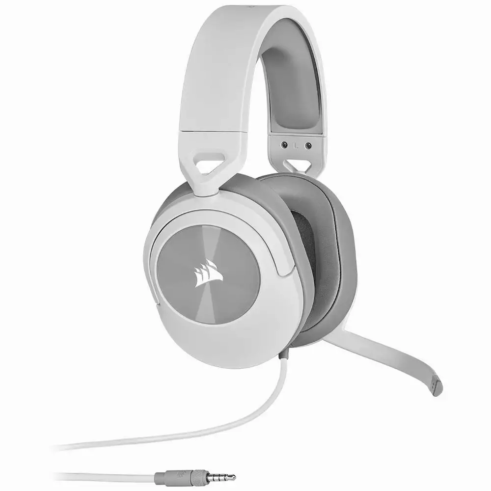 Геймърски слушалки Corsair HS55 STEREO Wired Gaming Headset White (EU) - CA-9011261-EU
