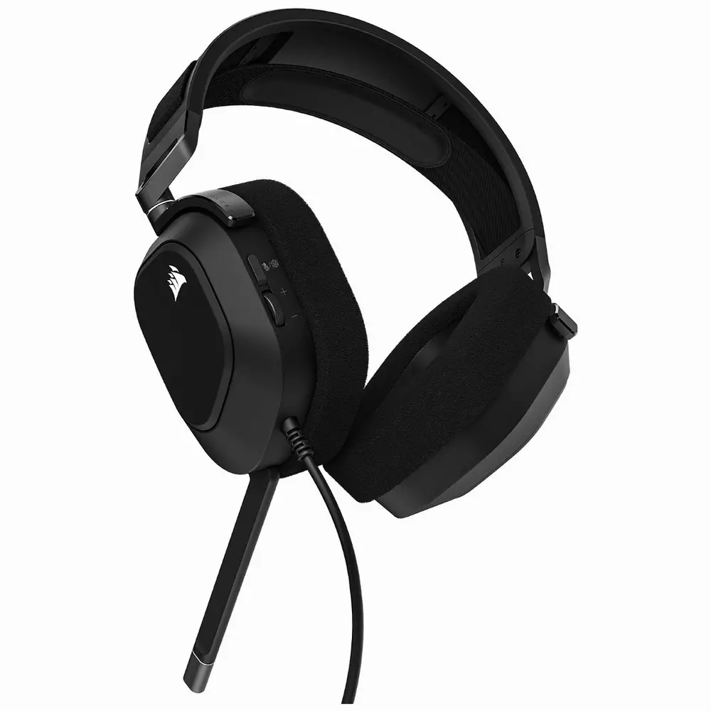 Геймърски слушалки Corsair HS80 RGB USB Wired Gaming Headset Carbon (EU) - CA-9011237-EU