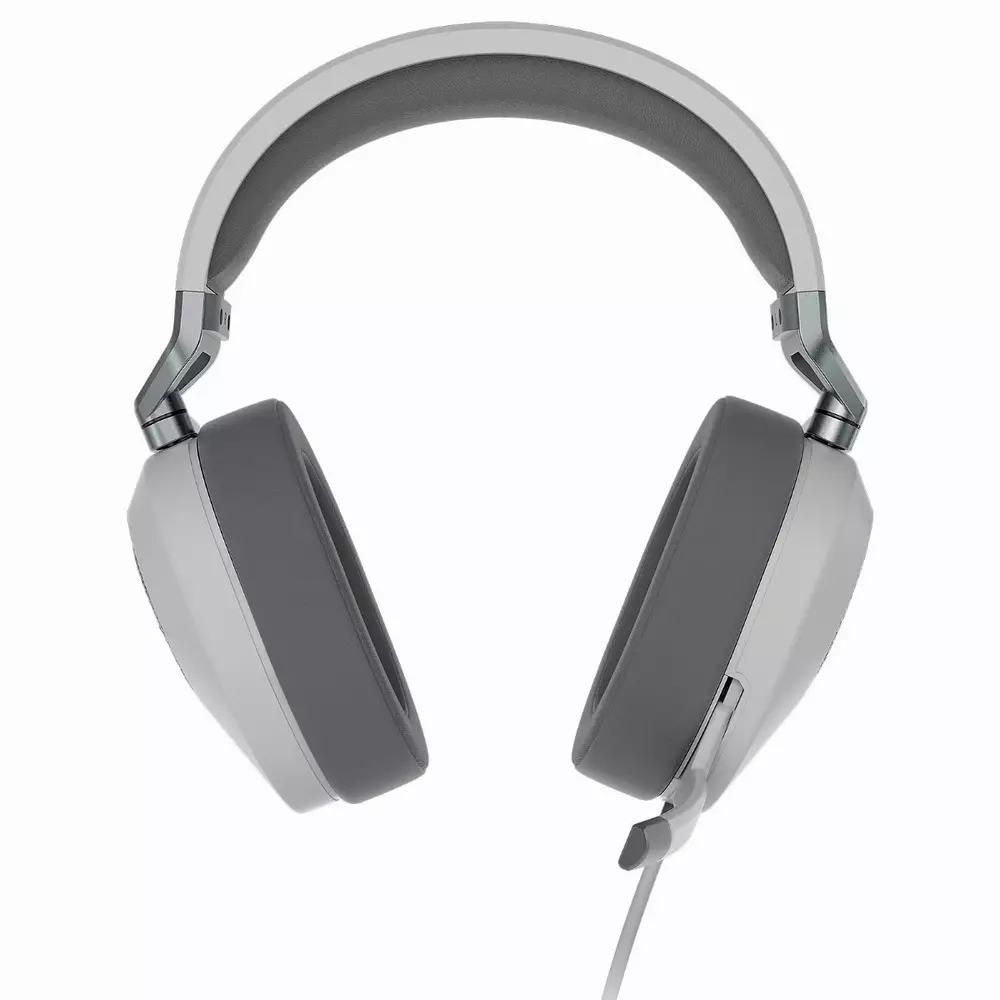 Геймърски слушалки Corsair HS65 SURROUND Wired Gaming Headset White (EU) - CA-9011271-EU