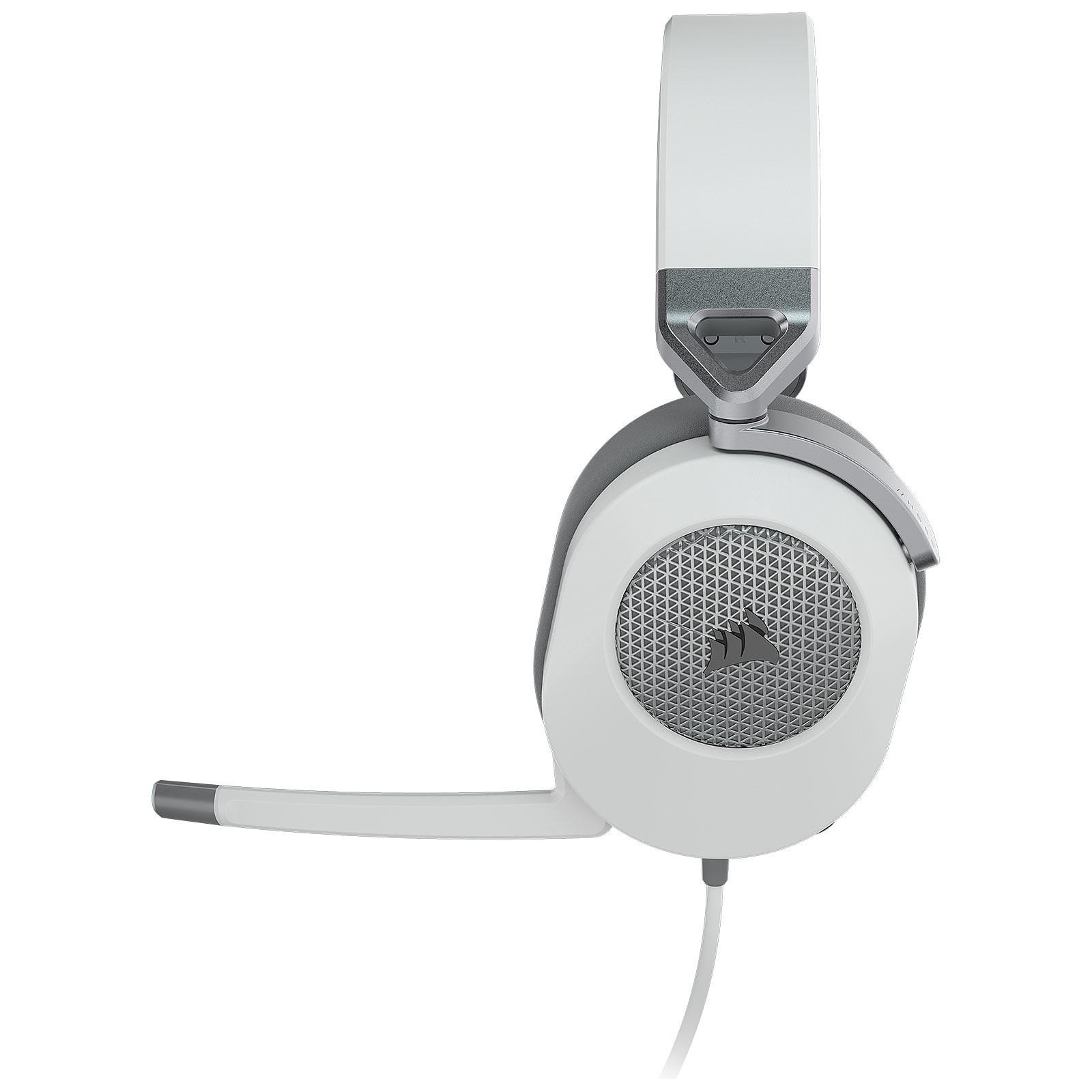 Геймърски слушалки Corsair HS65 SURROUND Wired Gaming Headset White (EU) - CA-9011271-EU