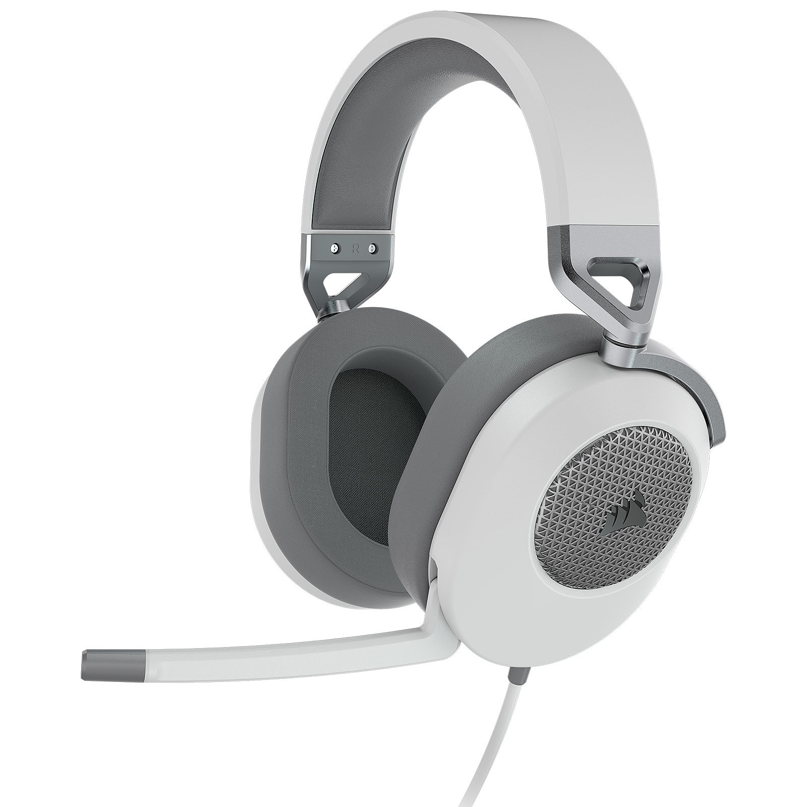 Геймърски слушалки Corsair HS65 SURROUND Wired Gaming Headset White (EU) - CA-9011271-EU