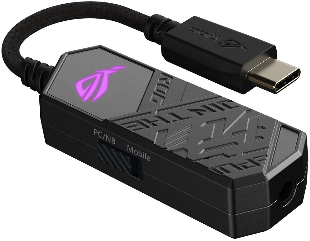 Адаптер ASUS ROG CLAVIS NC USB-C към 3.5 мм жак - 90YH02N0-B2UA00