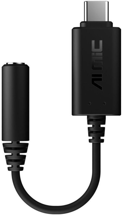 Адаптер ASUS AI NC MIC USB-C към 3.5 mm жак - 90YH02L1-B2UA00