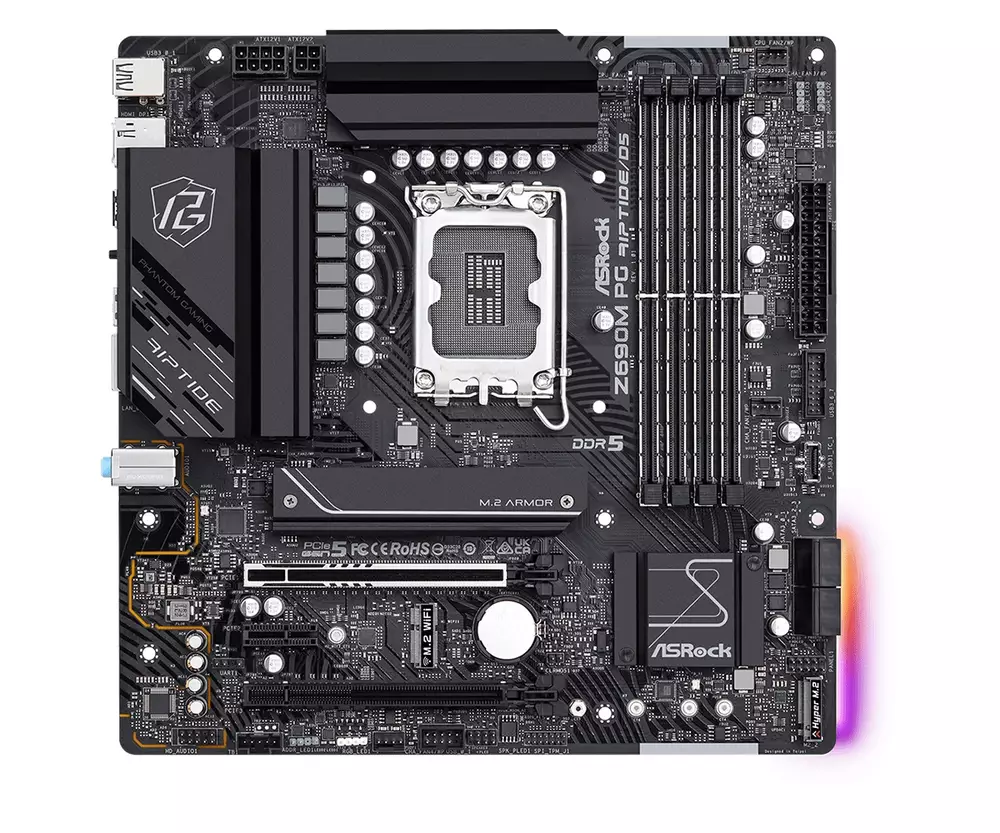 Дънна платка Asrock Z690M PG Riptide/D5 LGA1700 DDR5