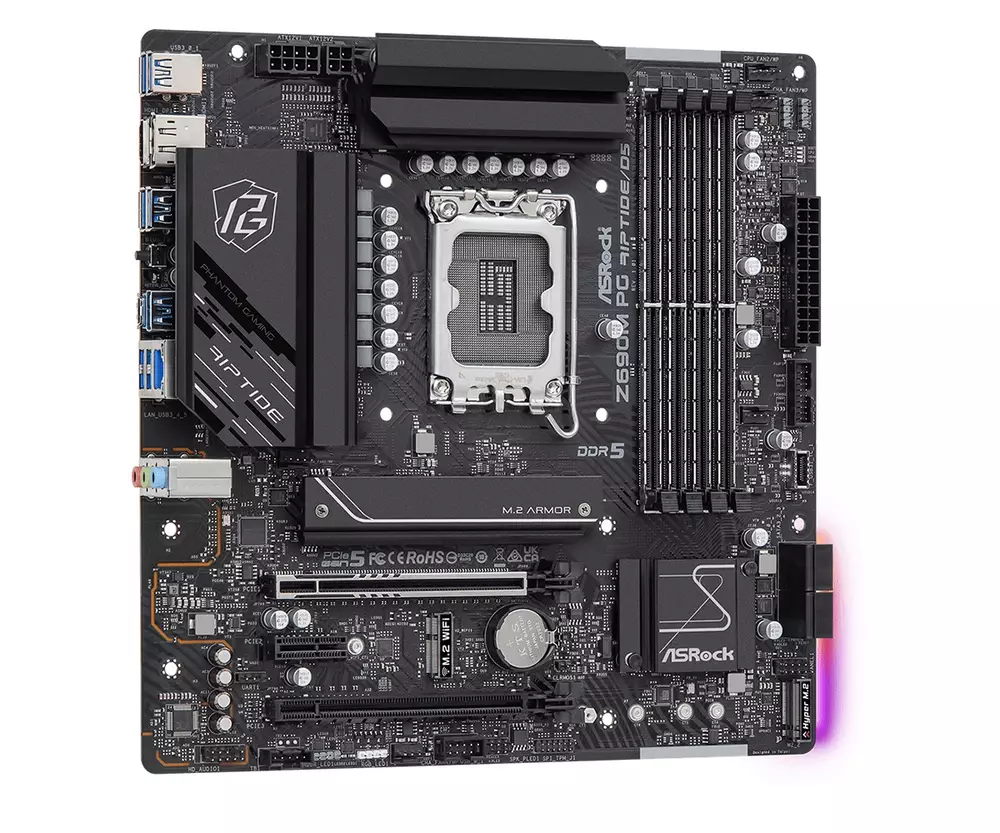 Дънна платка Asrock Z690M PG Riptide/D5 LGA1700 DDR5