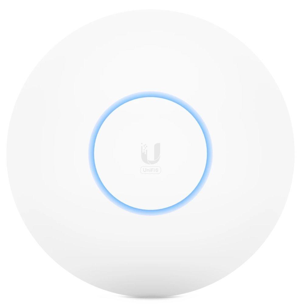 Access Point Ubiqity UniFi U6 Long Range, 2.4/5 GHz, 600 - 2400Mbps, 4x4MIMO, PoE, Бял