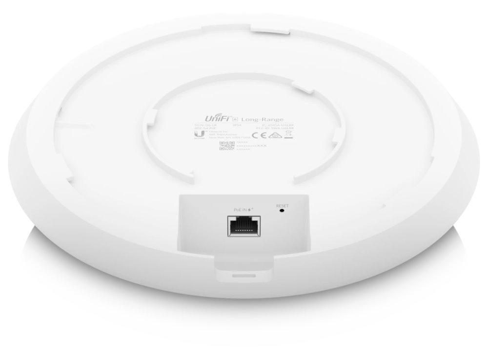 Access Point Ubiqity UniFi U6 Long Range, 2.4/5 GHz, 600 - 2400Mbps, 4x4MIMO, PoE, Бял