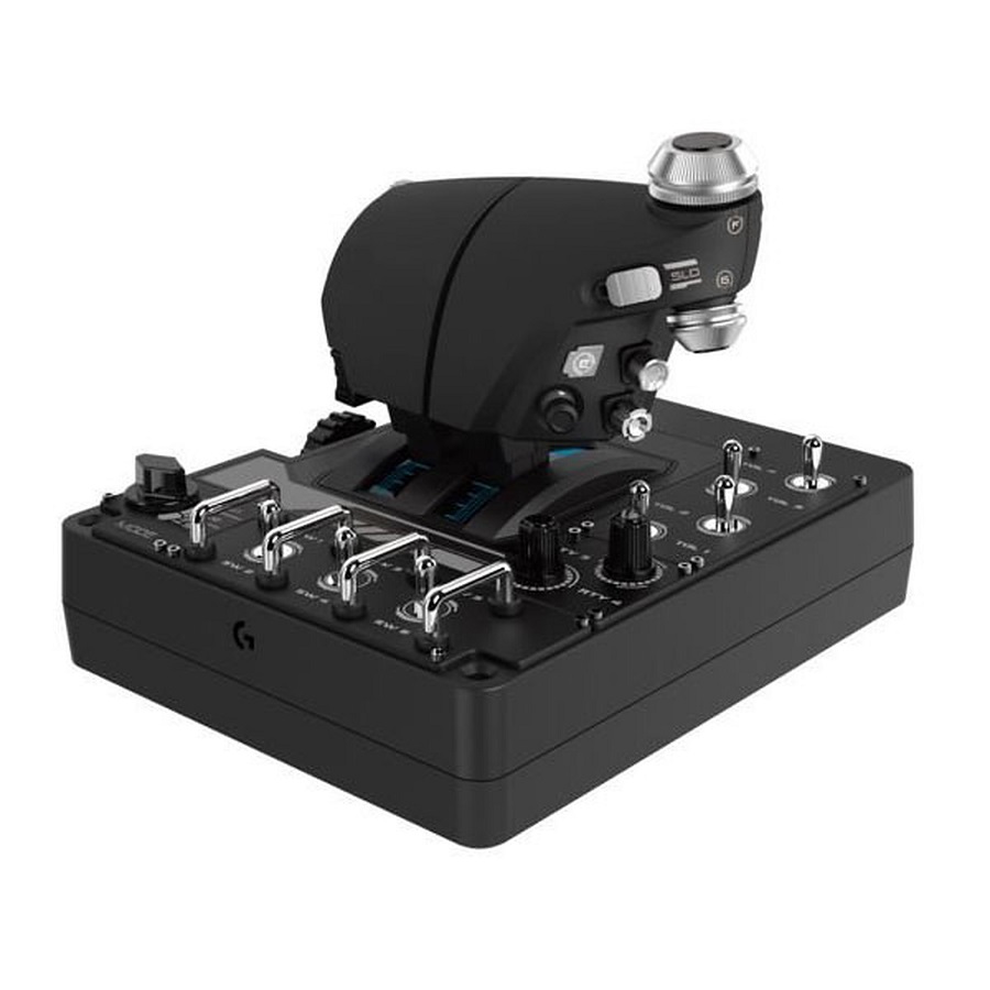Джойстик контролер Logitech G X-56 H.O.T.A.S. Advanced Flight Simulator - 945-000059