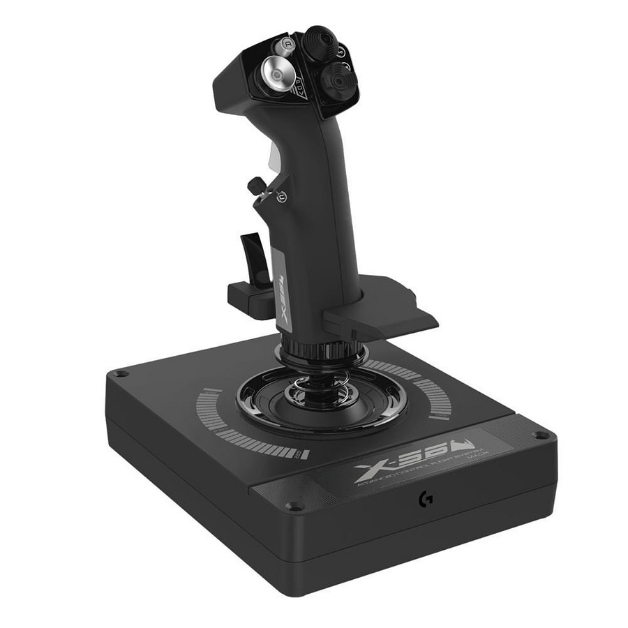Джойстик контролер Logitech G X-56 H.O.T.A.S. Advanced Flight Simulator - 945-000059