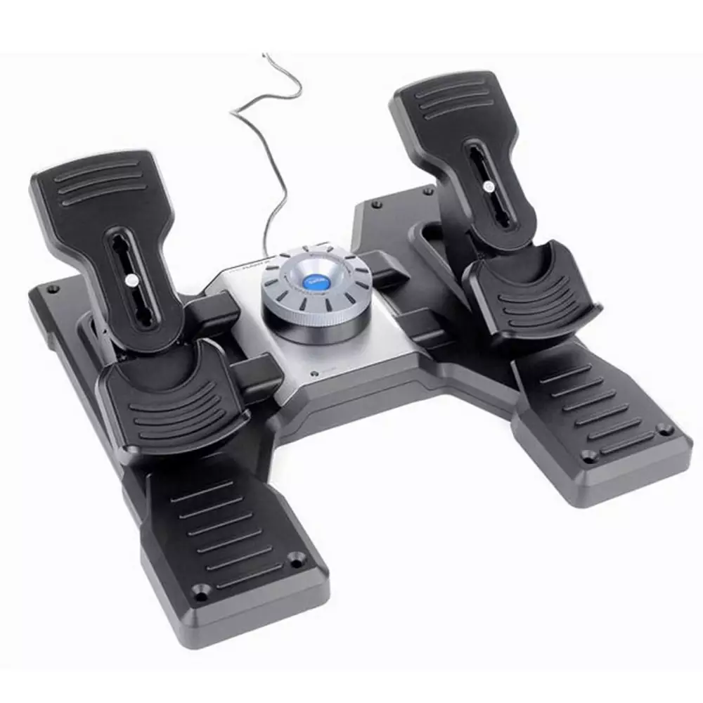 Джойстик педали Logitech G Saitek Pro Flight Rudder Pedals Simulator - 945-000005