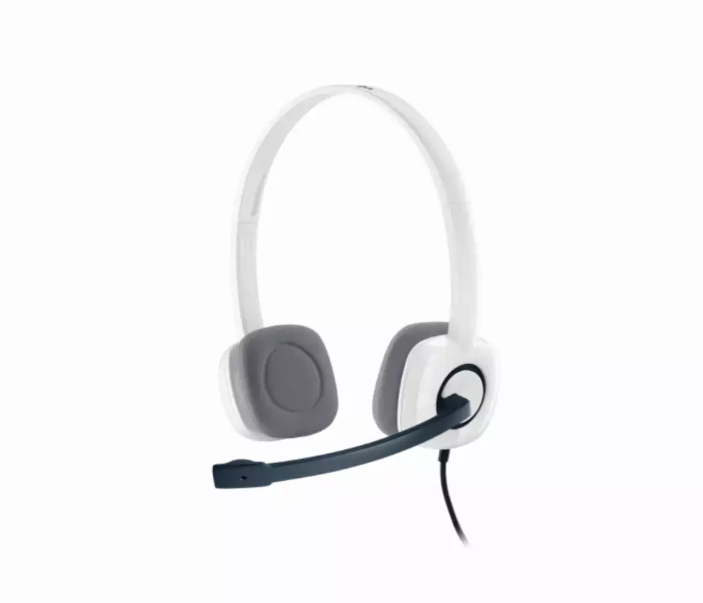 Слушалки Logitech H150 White Stereo Headset Mic - 981-000350