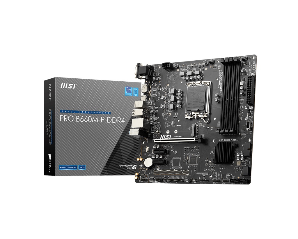 Дънна платка MSI PRO B660M-P LGA1700 DDR4