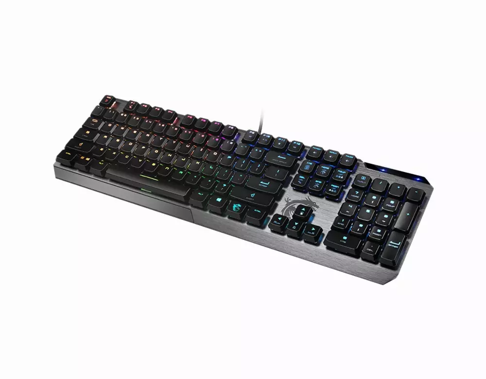 Gaming μηχανικό πληκτρολόγιο MSI VIGOR GK50 LOW PROFILE RGB Kailh Switches