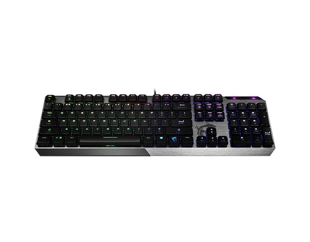 Gaming μηχανικό πληκτρολόγιο MSI VIGOR GK50 LOW PROFILE RGB Kailh Switches