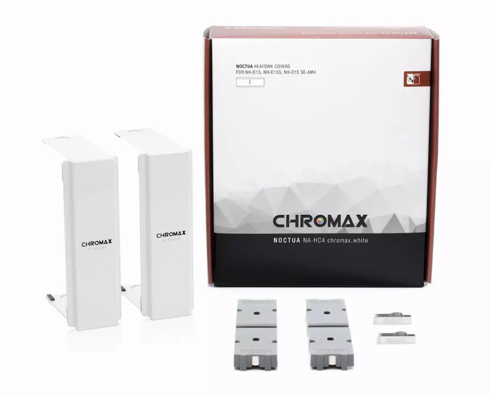Комплект Noctua Heatsink Cover NA-HC4.chromax.white NH-D15, D15-S, D15-SE AM4 бяло