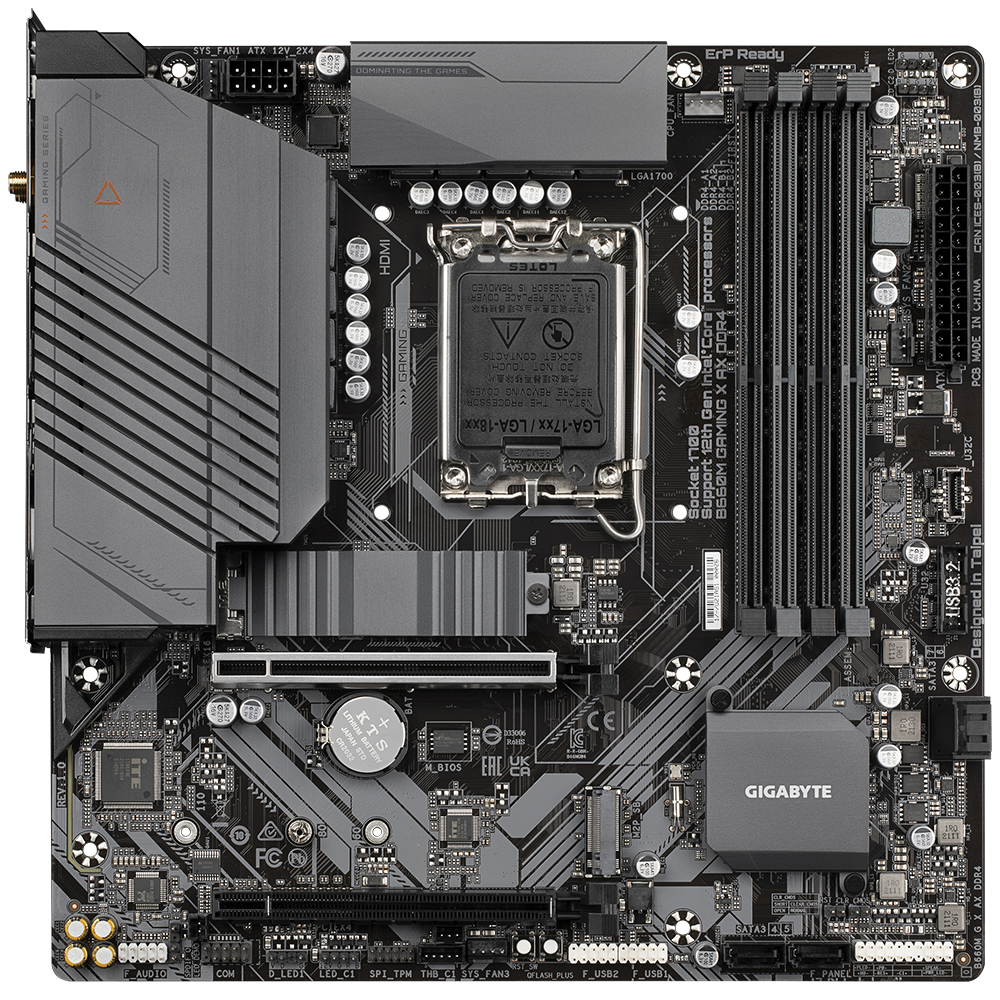 Дънна платка Gigabyte B660M GAMING X AX WiFi 6 LGA 1700 DDR4