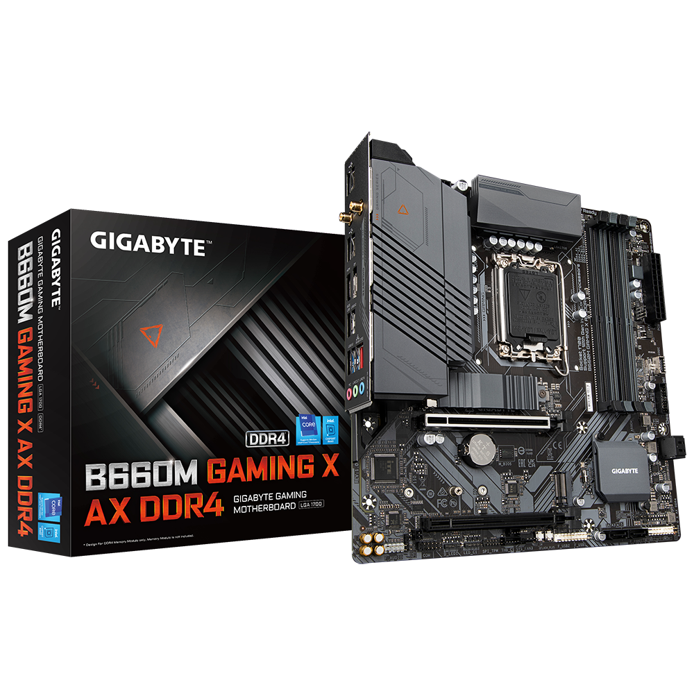Дънна платка Gigabyte B660M GAMING X AX WiFi 6 LGA 1700 DDR4