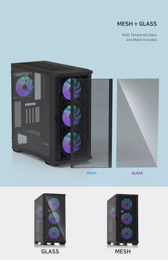 Кутия Zalman Z10 DUO Mesh TG EATX Case ARGB