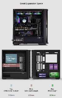 Кутия Zalman Z10 DUO Mesh TG EATX Case ARGB