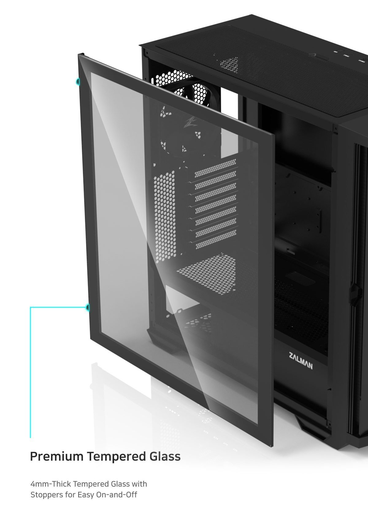 Кутия Zalman Z10 Plus TG EATX ARGB Case