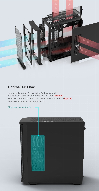 Кутия Zalman Z10 Plus TG EATX ARGB Case