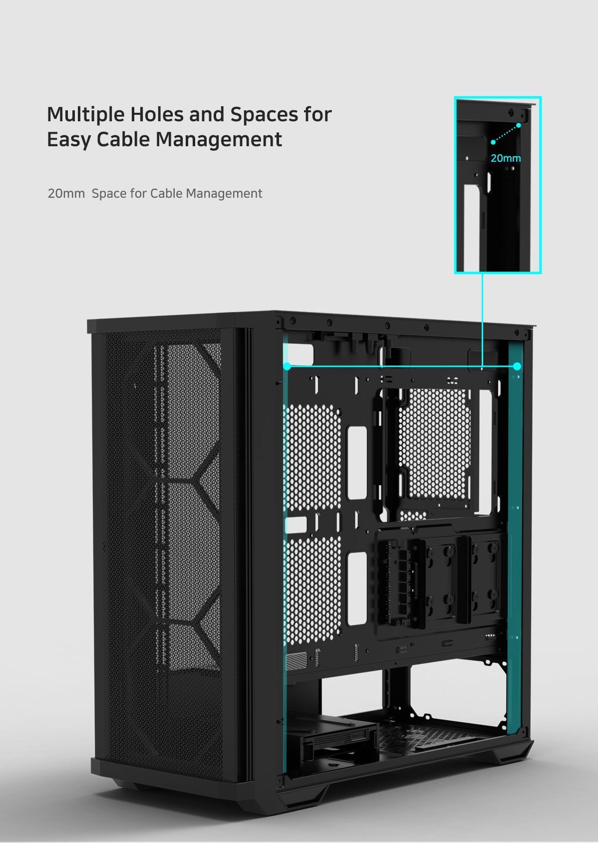 Кутия Zalman Z10 Plus TG EATX ARGB Case