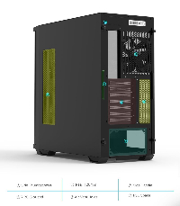 Кутия Zalman Z10 Plus TG EATX ARGB Case