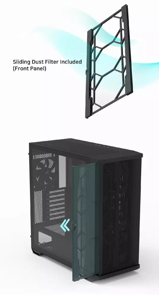 Кутия Zalman Z10 Mesh TG EATX Case