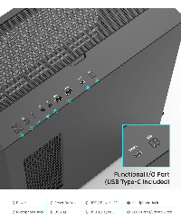 Кутия Zalman Z10 Mesh TG EATX Case